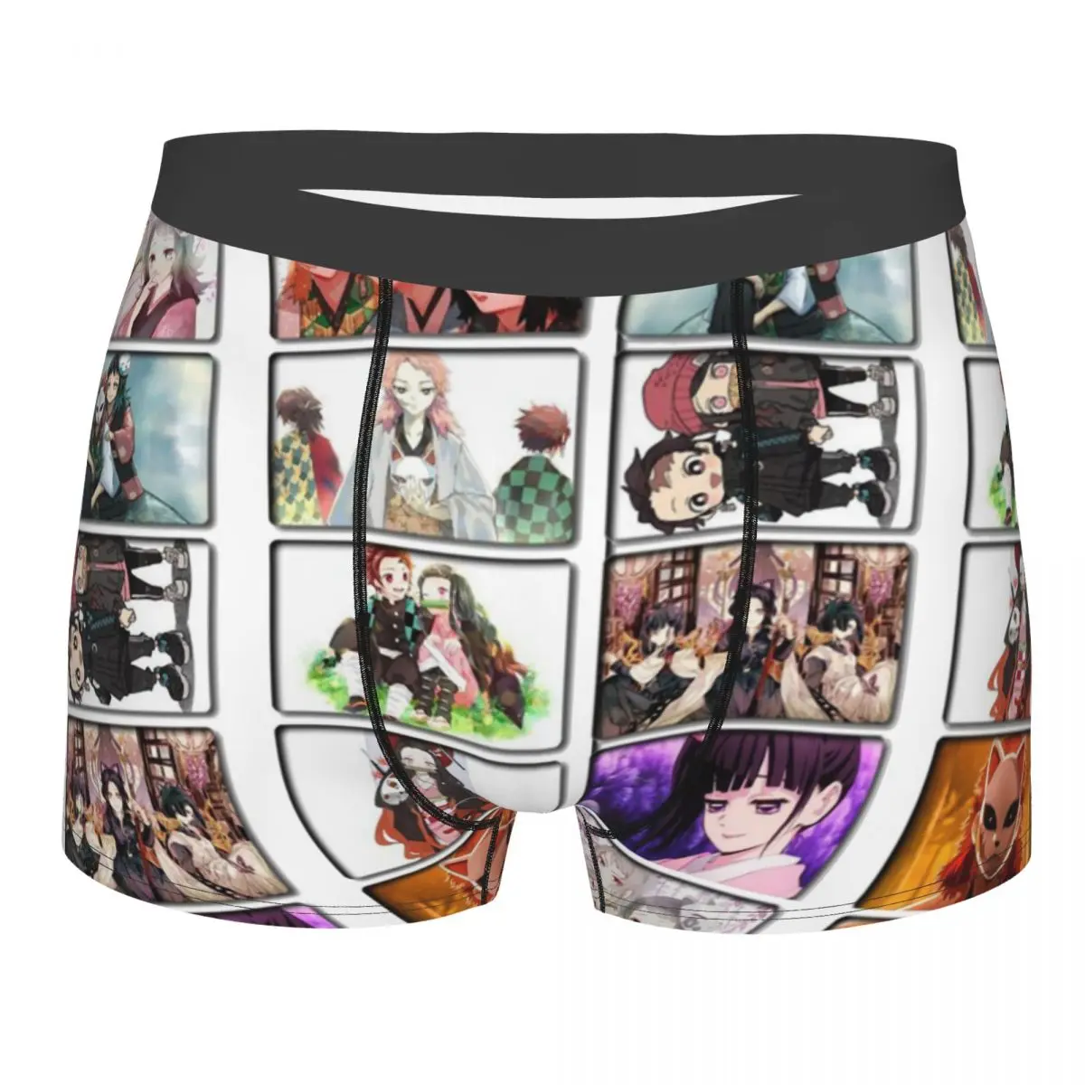 Kimetsu No Yaiba Demon Slayer Man's Boxer Briefs Underpants Highly Breathable High Quality Gift Idea