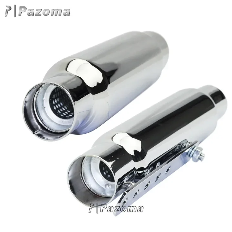 

385mm Iron motorcycle muffler in motorcycle exhaust system