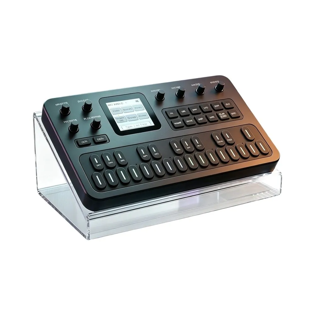 FM1 Tragbarer FM-Synthesizer, 27-Tasten-Mini-Synth, 12-Phonik, mit MIDI-Anschluss für Musikproduktion, Taschen-Keyboard-Instrument – Detail 4