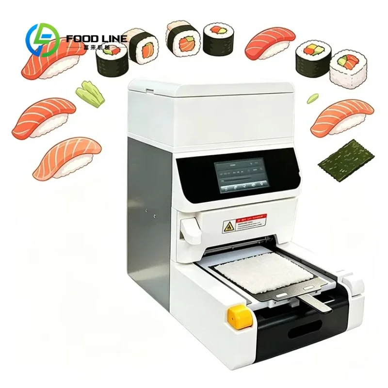 Customized Sushi Rice Sheeter Automatic Rice Spreading Machine For Fast Food Sushi Roll Making Sushi Rice Spreading Machine