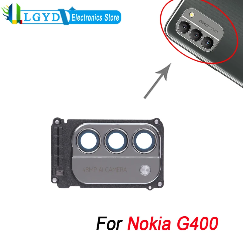 For Nokia G400 Rear Camera Frame Replacement Back Camera Protection Repair Part