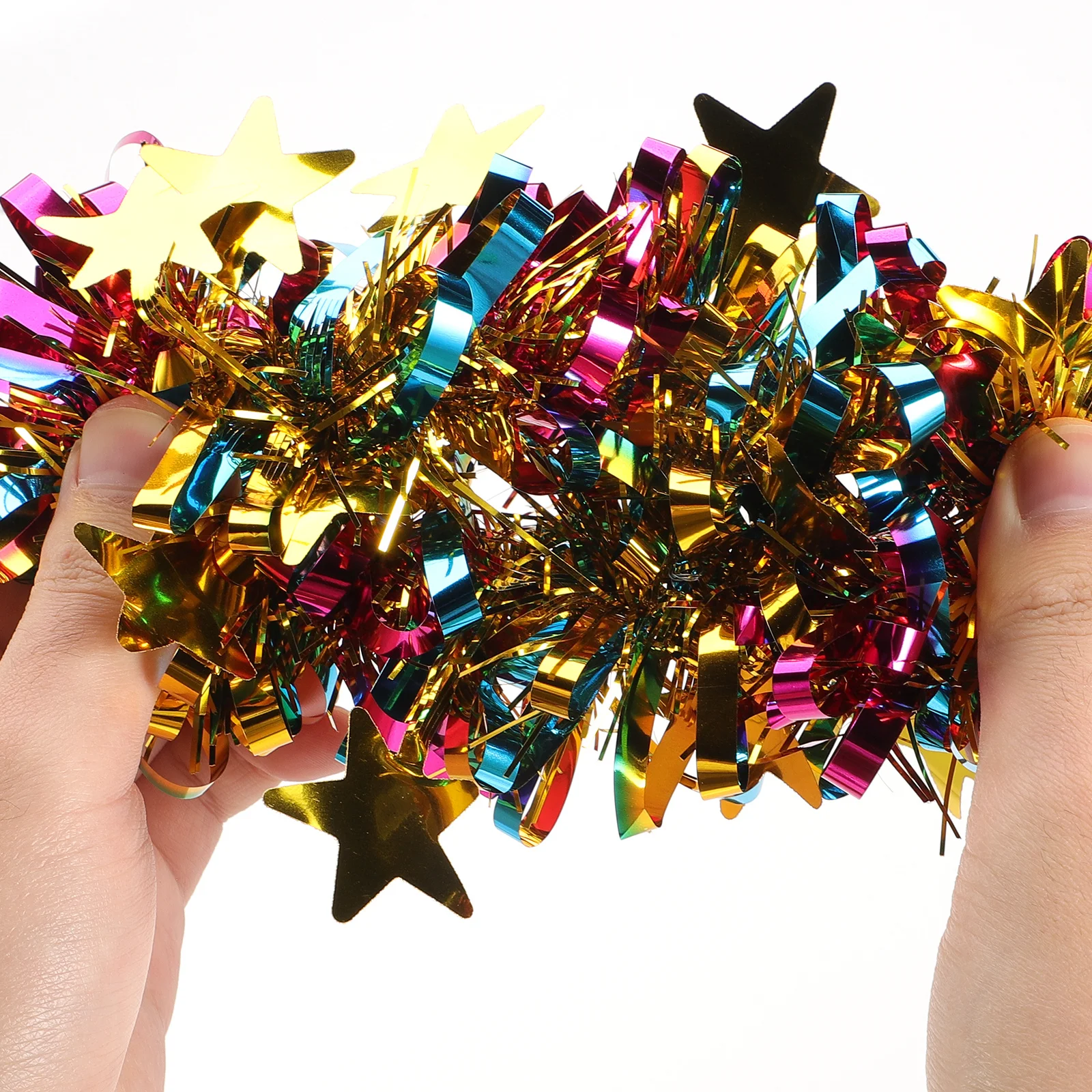 Pompones de porristas metálicos brillantes, accesorios de animadora con purpurina y flores para deportes, escuadrón de baile, portátiles y reutilizables, 6 uds.