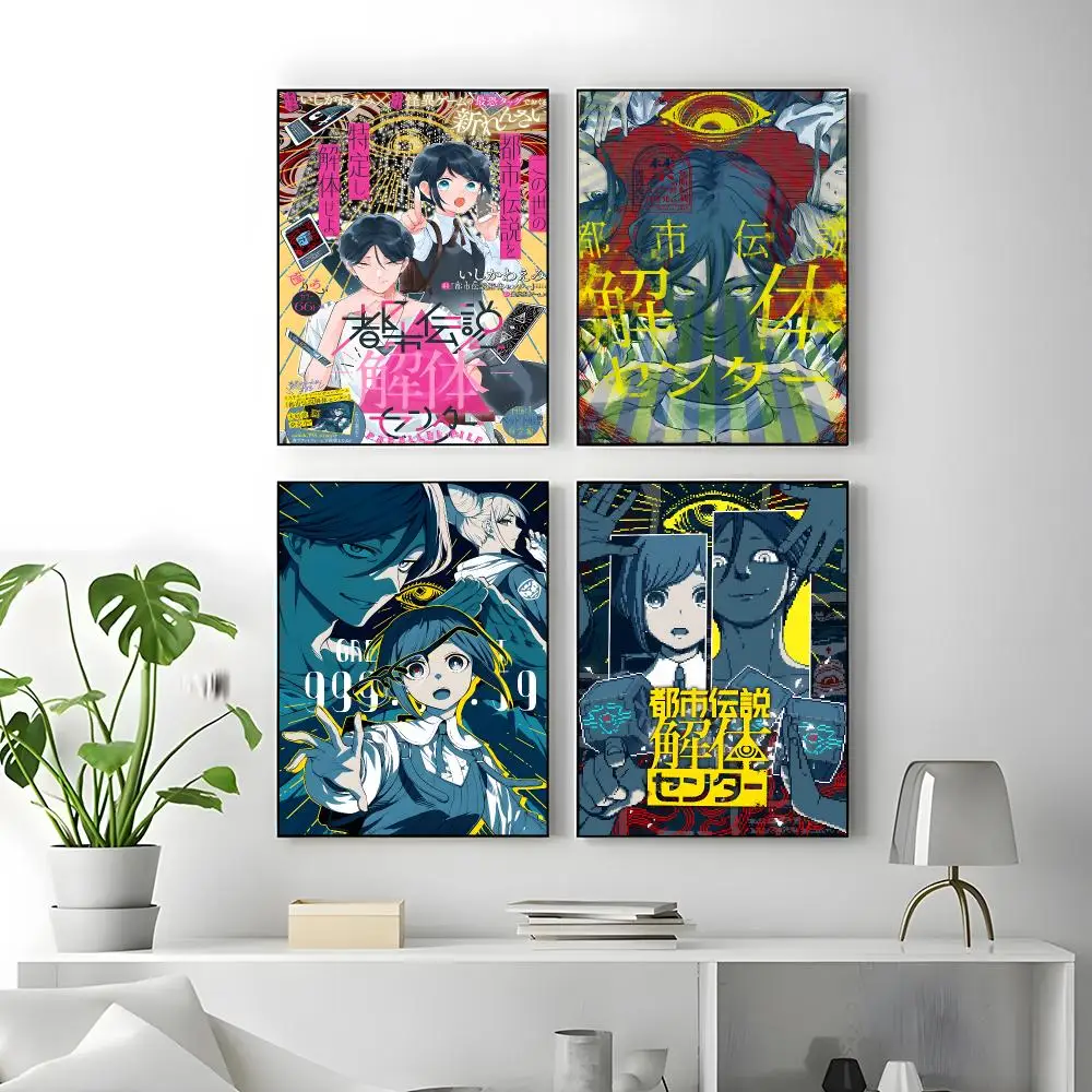 Game Urban Myth Dissolution Center Poster Poster High Quality Wall Art for Home Office Bedroom Living Room Perfect