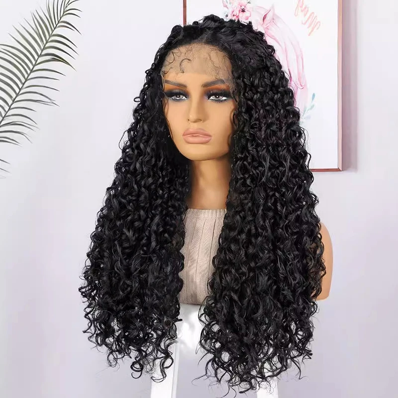 بيع التخليص: موجة عميقة 13x4 13x6HD الدانتيل الجبهة الشعر الاصطناعية مجعد الشعر موجة المياه غير لاصقة مناسبة المرأة شعر مستعار اصطناعي