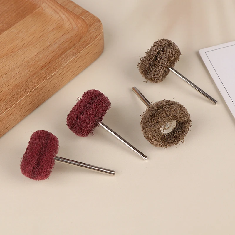 新しい 10/12 個ミニドリル研磨ブラシナイロンバフ研磨ホイールロータリーハンドツールアクセサリーセット錆除去剤