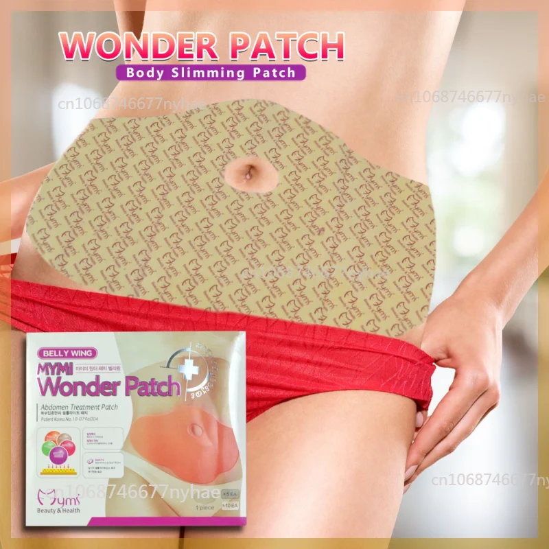 Korea MYMI Wonder Patch Women Belly Wing Abdomen Slimming Artifact Tummy Slimming Sticker Weight Loss Flat Tummy Products Health