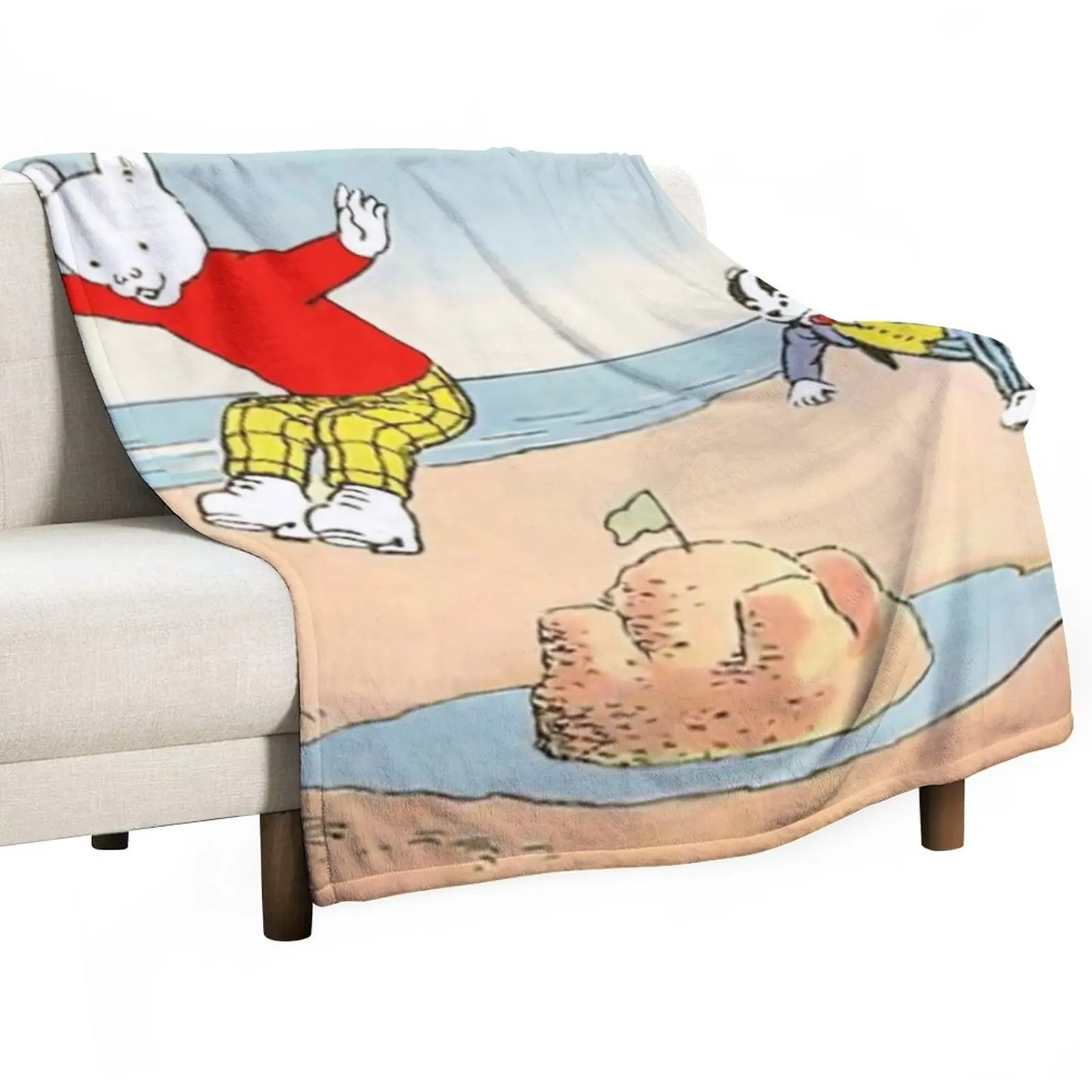 

New Rupert Throw Blanket Fluffys Large Cute Blankets For Bed Furrys Blankets