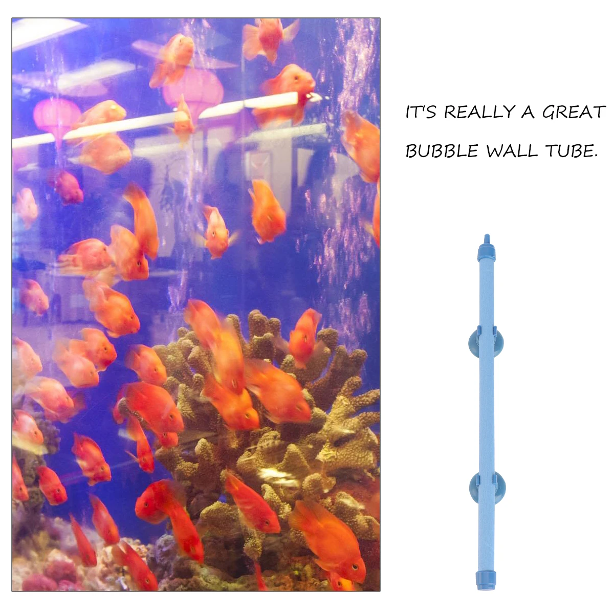 

10 inch Fish Tank Air Stone 25 4cm Tube Suction Cups Aquarium Pet Supplies Air Stone Oxygenating Decor