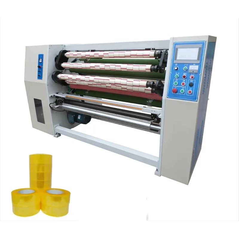 KDA505 Automatic Bopp Tape Making Machine, Bopp Gum Tape Machine Line Adhesive Opp Tape Slitting Rewinding Machine for Sa