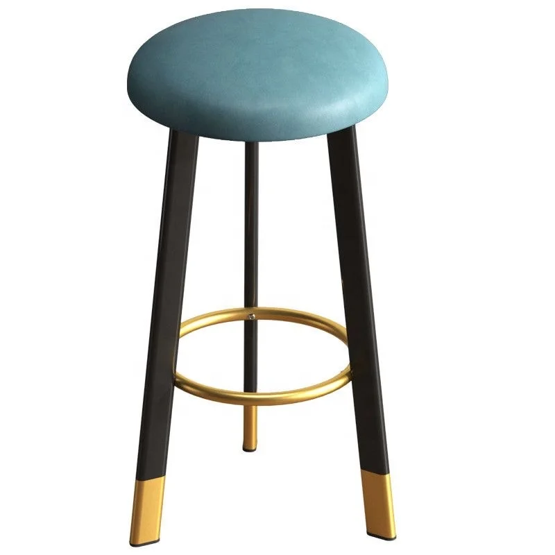 

Modern Nordic Barstools Are Used in the Hotel's Front Desk Checkout bar
