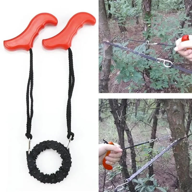 Portable Hand Zipper Wire Saw Garden Logging Chain Saw Hand Saw Pocket Saw Outdoor Survival Hand Drawn Wire Saw Logging Saw