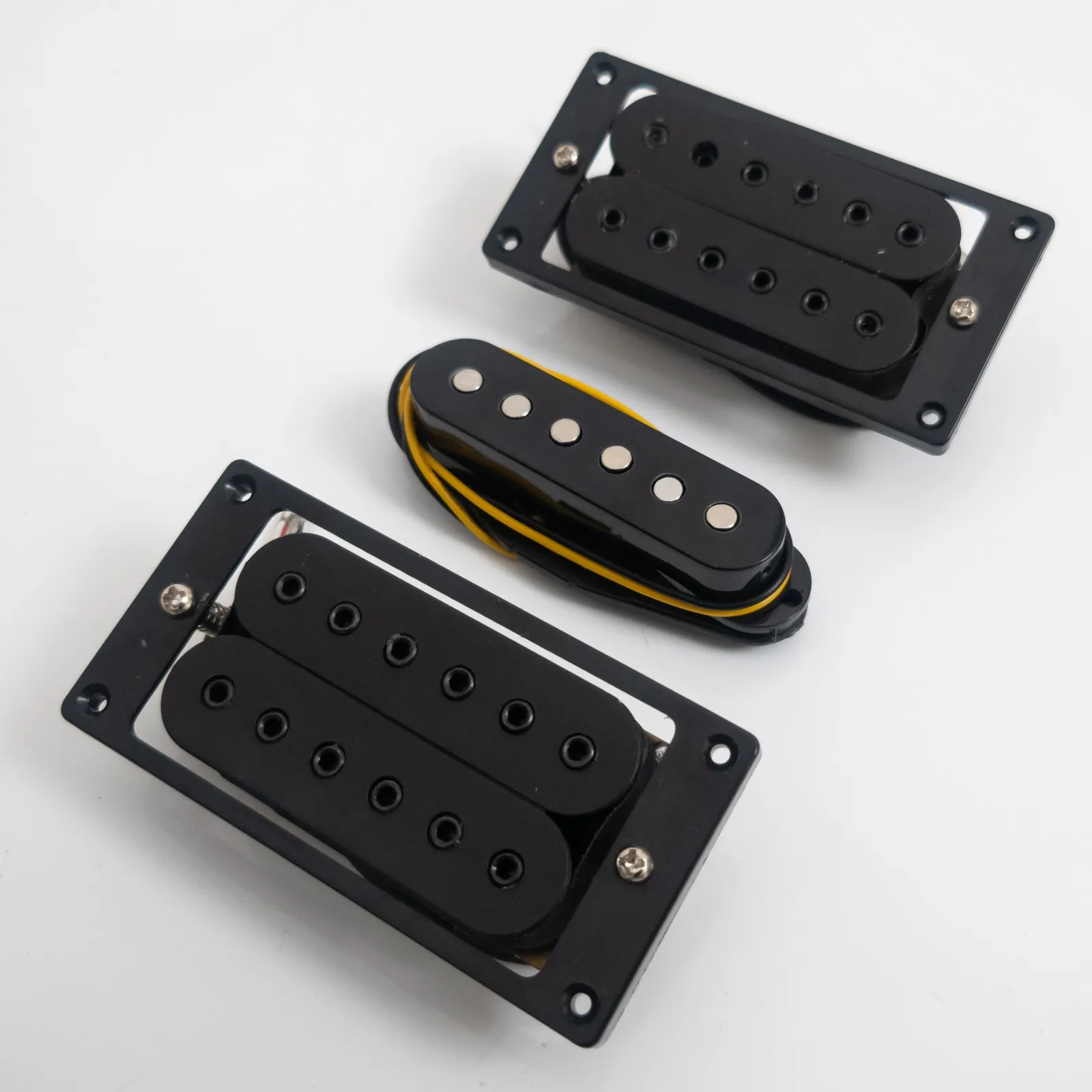 

Набор звукоснимателей для электрогитары для ST Style HSH, хамбакер + набор звукоснимателей с одной катушкой, проводка 2C, подходит для большинства гитар HSH