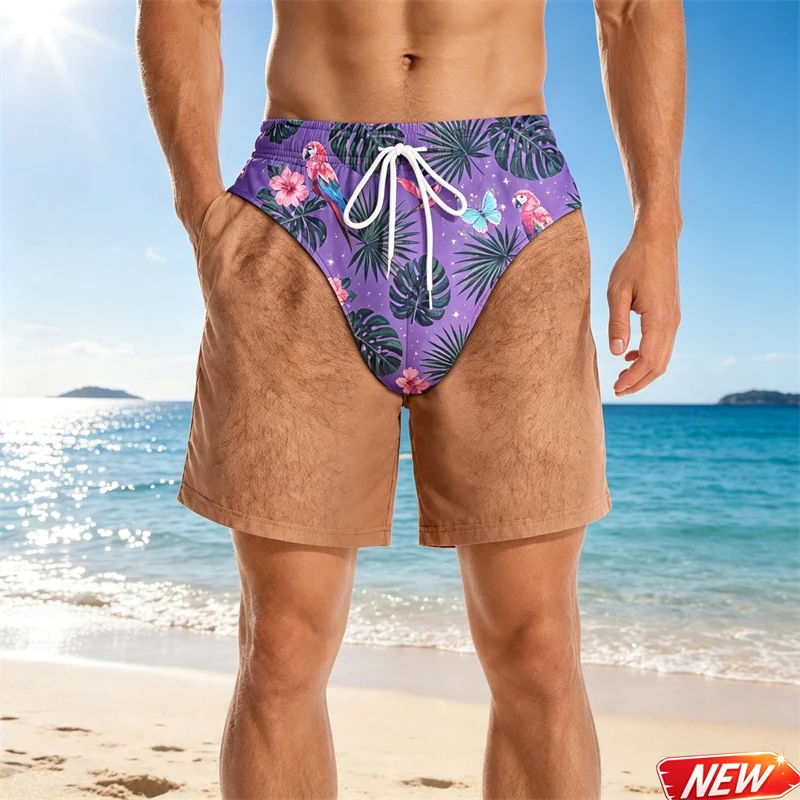 2026 Summer Hot Selling Funny 3D Printed Beach Shorts Men Outdoors Breathable Quick Drying Fashion Vacation Tourism Shorts