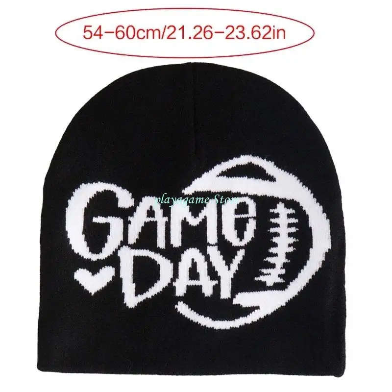 Y88A Y2K Hip Hop Hat Harajuku Slouchy Jacquard Hat Versatile Unisex