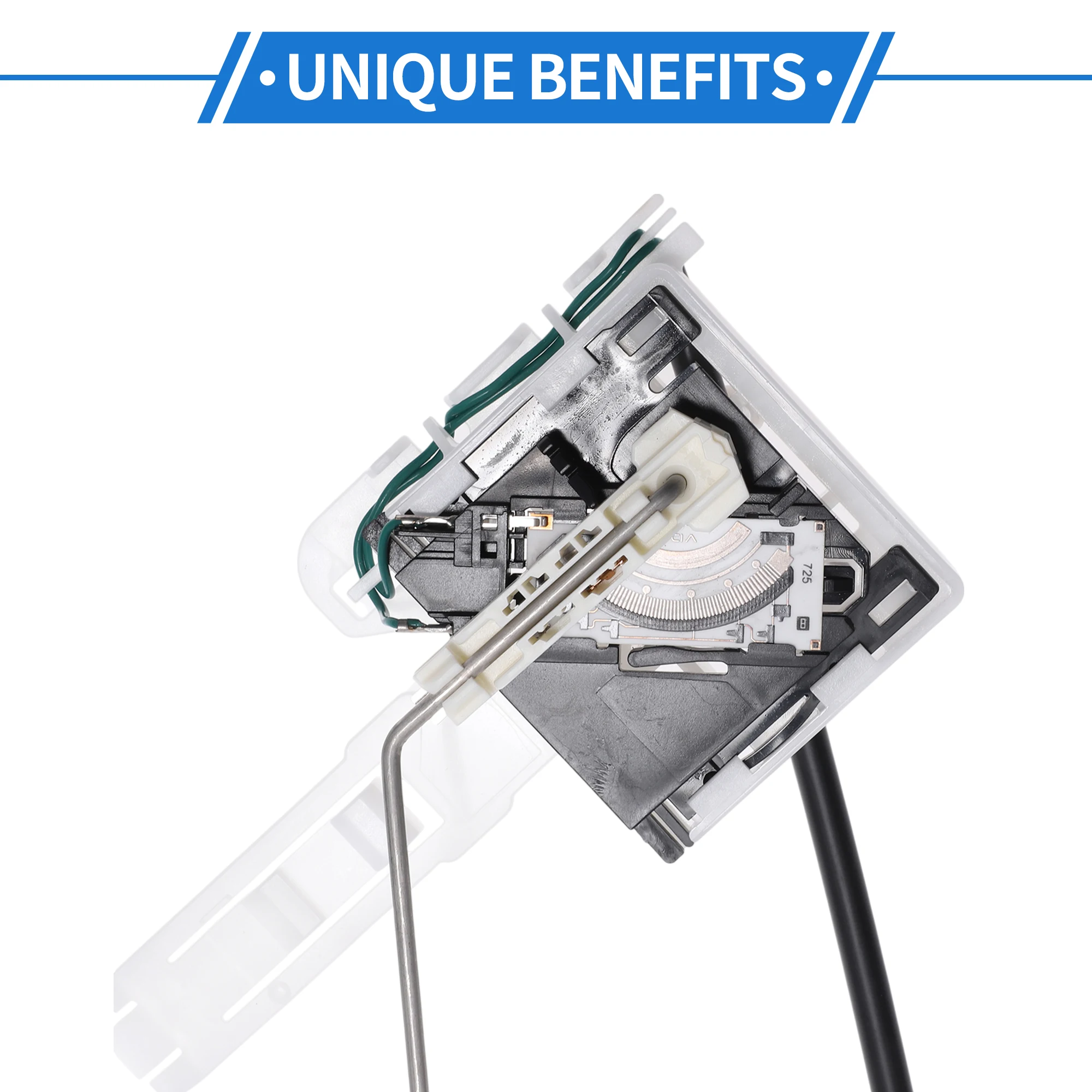 UXCELL 燃料タンク送信ユニット アウディ A4 用 No.7L0919673F 耐腐食性ハウジングと密閉コネクタ付き