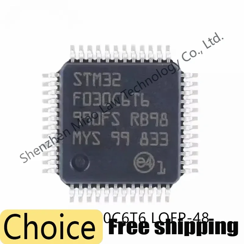 

STM32F030C6T6 STM32F030 STM32 F030C6T6 F030C6 LQFP-48 ARM Cortex-M0 32-bit Microcontroller MCU IC Controller Chip New Original