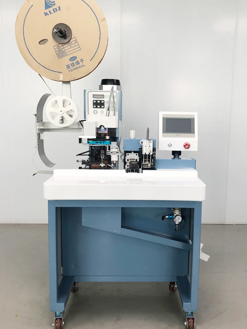 Wire Terminal Wire Splitting Peeling and End Tapping Integrated Wire Stripping Pressing Machine Parallel Line Crimping Machine