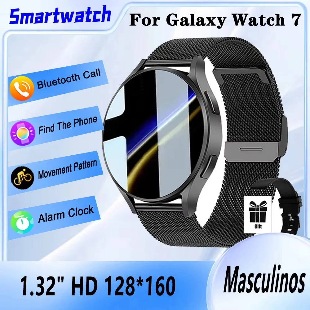 New Voice Call Smart Watch 2025 For Galaxy Watch 7 Women Men Health Monitor GPS Sport Waterproof Bluetooth Call Smartwatch GT1