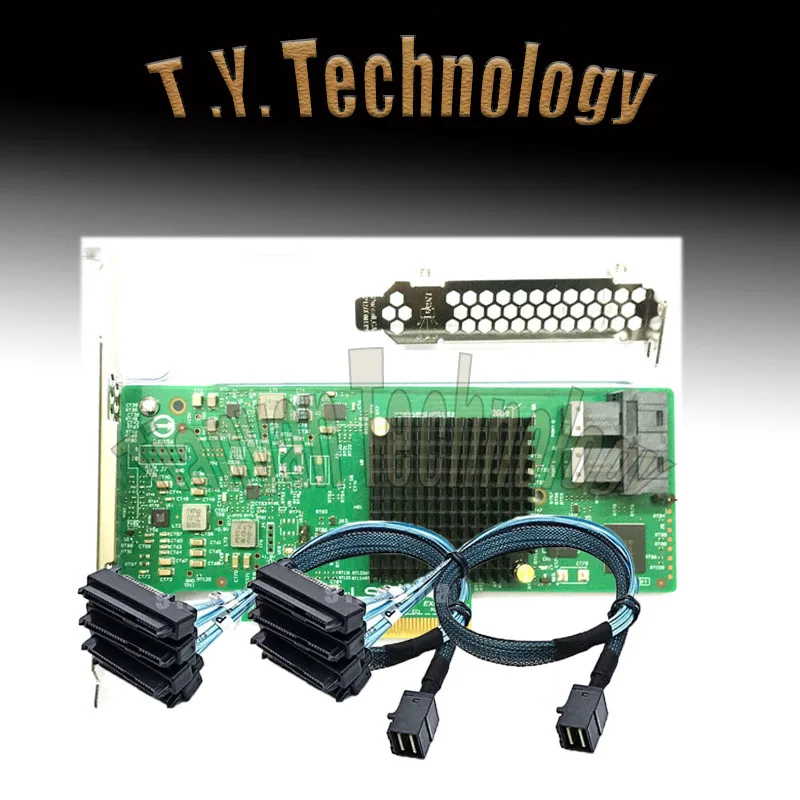 LSI SAS3008 9300-8I IT Mode HBA JBOD PCI-E 3.0 SATA/SAS 8-Port SAS3 12Gb/s+SFF-8643-8482