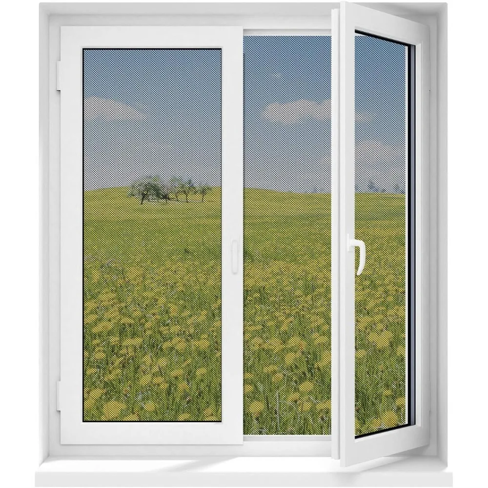 Drill Free Mosquito Prevention DIY Screen Window Adjustable Self Adhesive Insect Screen Magnetic Attraction Invisible Gauze