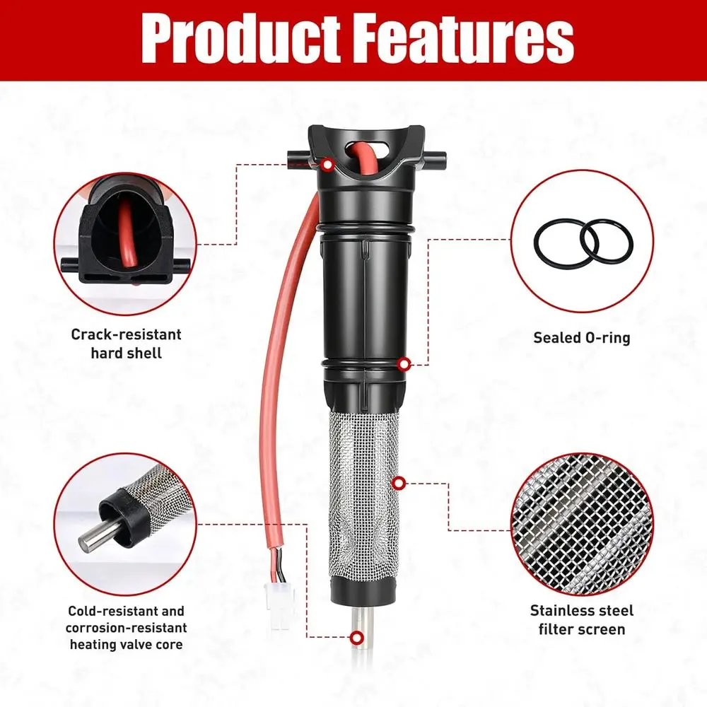 طقم مضاد للتجمد الكهربائي متوافق مع Truma AquaGo، بديل لسخان المياه Truma AquaGo RV طقم مضاد للتجمد الكهربائي-Frost