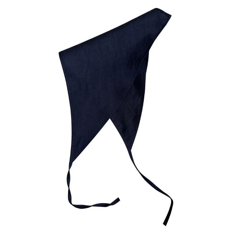 Solid Triangle Headscarf With Ribbon, Literary Hair Band Spring Summer Travel Decor Scarf