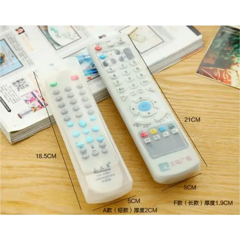 Silicone TV Remote Control Covers Waterproof Home Air Condition Dust-proof Storage Bag Remote Control Anti-dust Cover Organizer