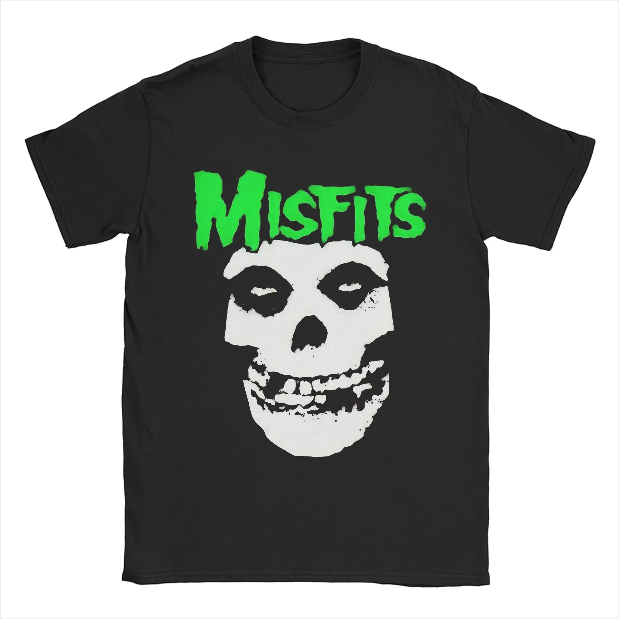 M-MISFITS Band Graphic Printed T Shirts Men Women  100% Cotton  Tee Shirt Clothing