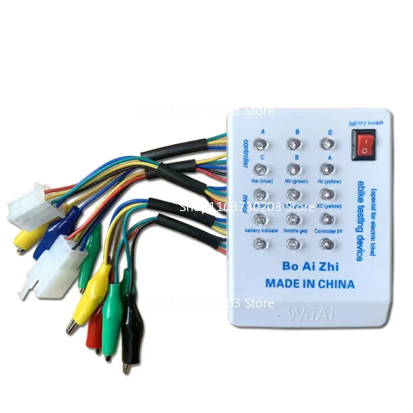 Brushless Speed E-Bike Controller 24V/36V/48V/60V/72V Accurate Tester for Electric Bike E-Bike Scooter Speed Control Accessories