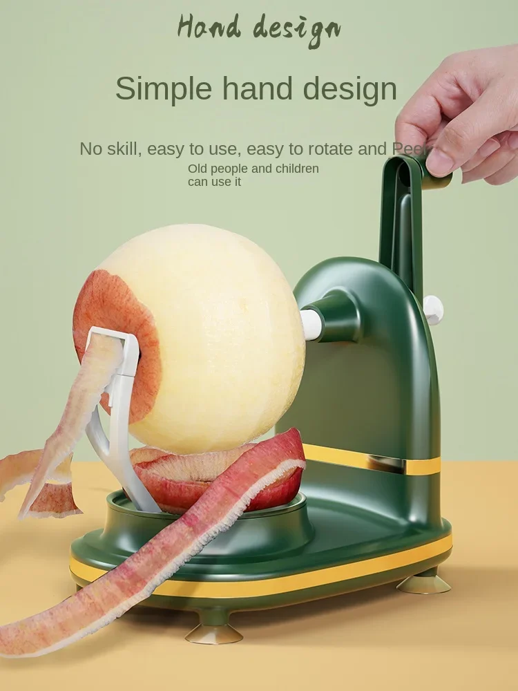 Manual Apple Peeler Machine Hand Crank Fruit Crusher Multifunction Apple Cutter Slicer Peeling Artifact Kitchen Creative Gadget