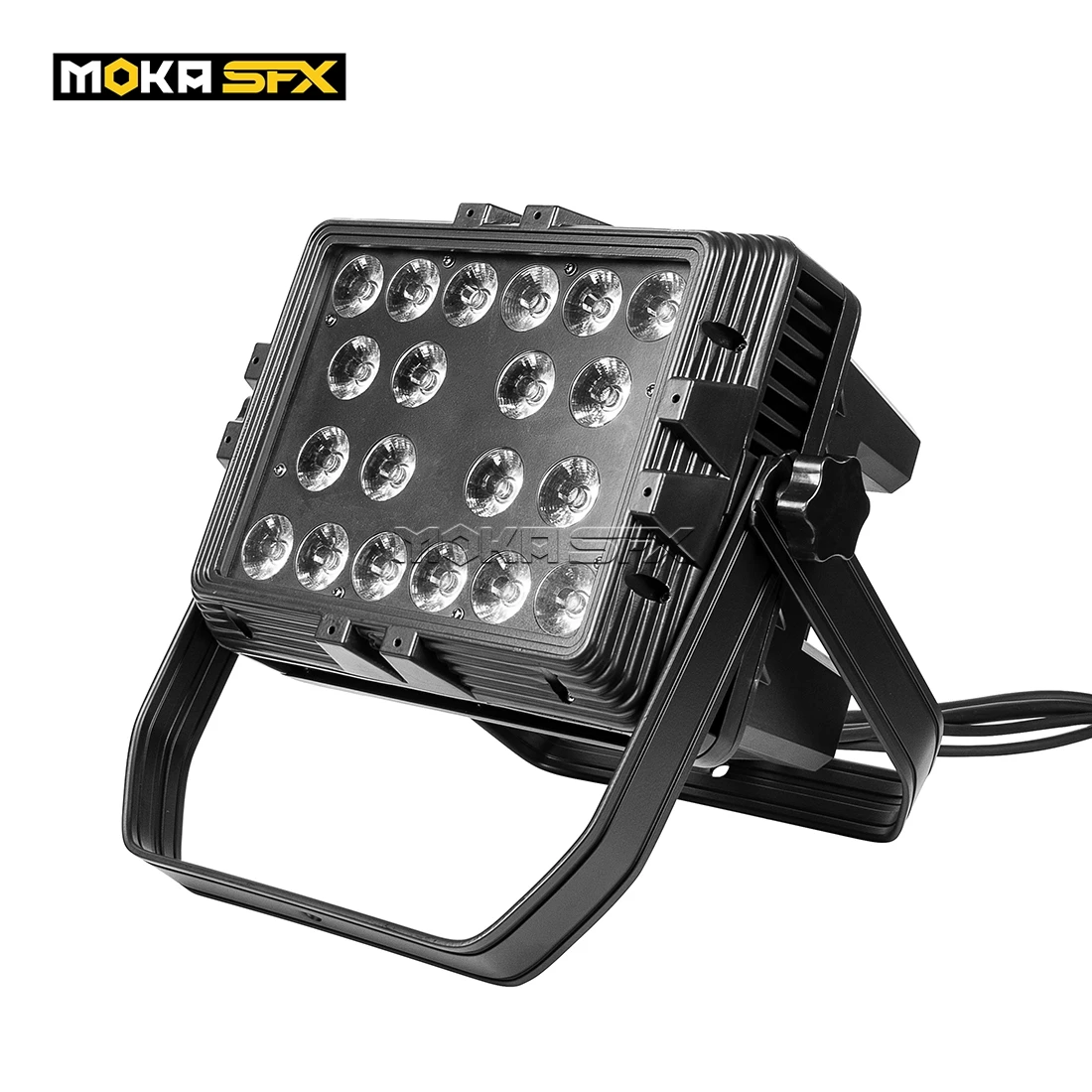 

MOKA SFX 20X18W Par Light Waterproof RGBWAUV 6in1 Outdoor Wall Washer Par Lighting for Stage Show