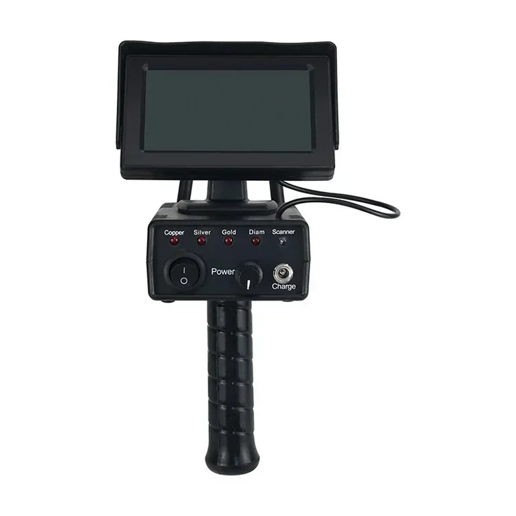 Long Range AKS Plus 3D Metal Detector High Deep Machine Search with Screen Treasure Silver Copper Handheld Gold Metal Detector