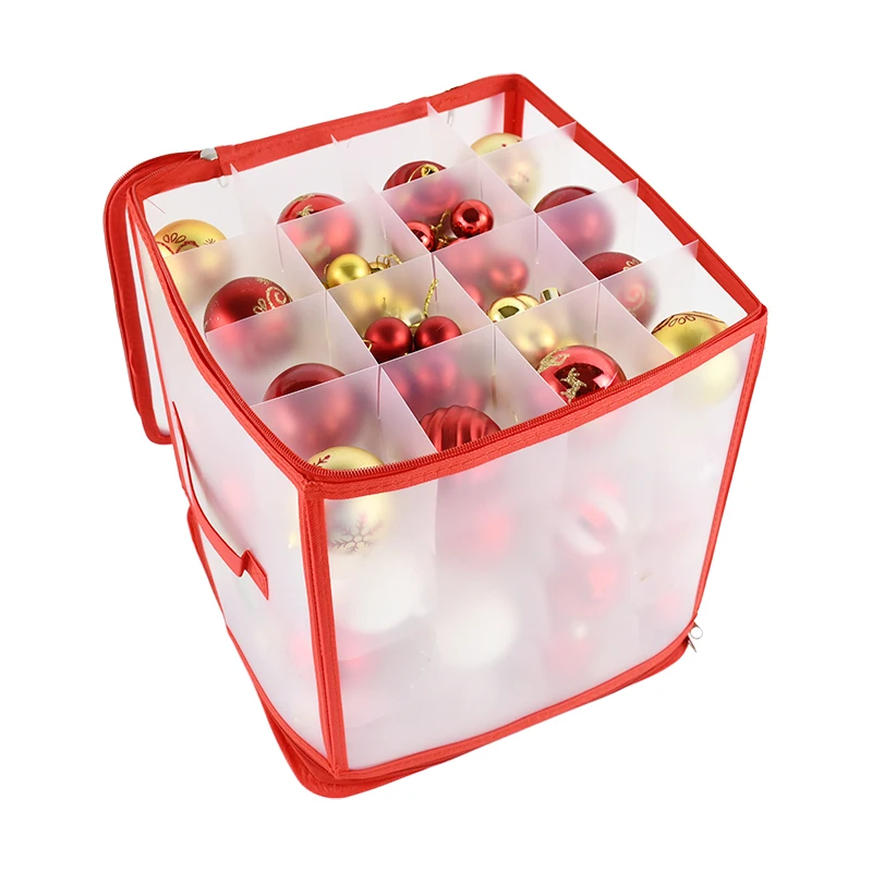 

Christmas Ornaments Storage Boxes 64 Grids Christmas Ball Storage Containers Xmas Tree Decorations Organizer Bauble Large Basket