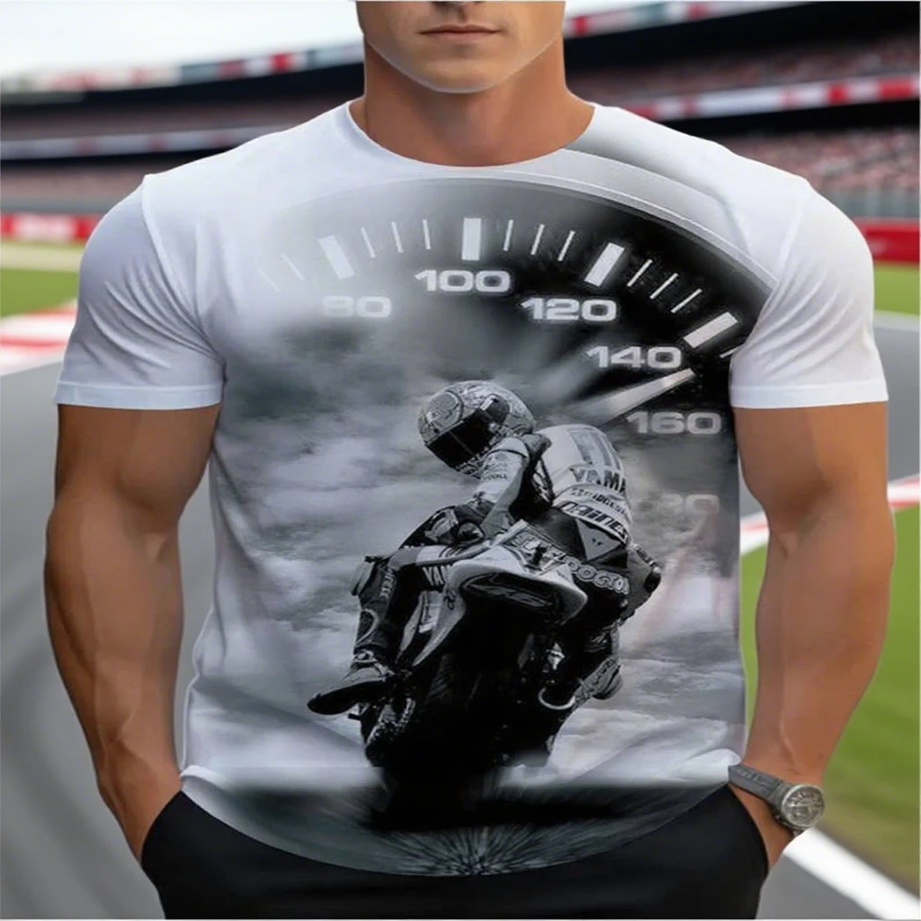

New Men's Quick-drying T-shirt Best-selling Racing Competition Training Short-sleeved Comfortable Casual T-shirt Moto T-Shirt