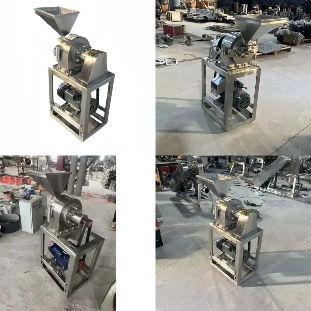 

Hot Grain Maize Grinding Machine for Corn Flour Milling Machine Plant Stainless Steel Universal Grinder