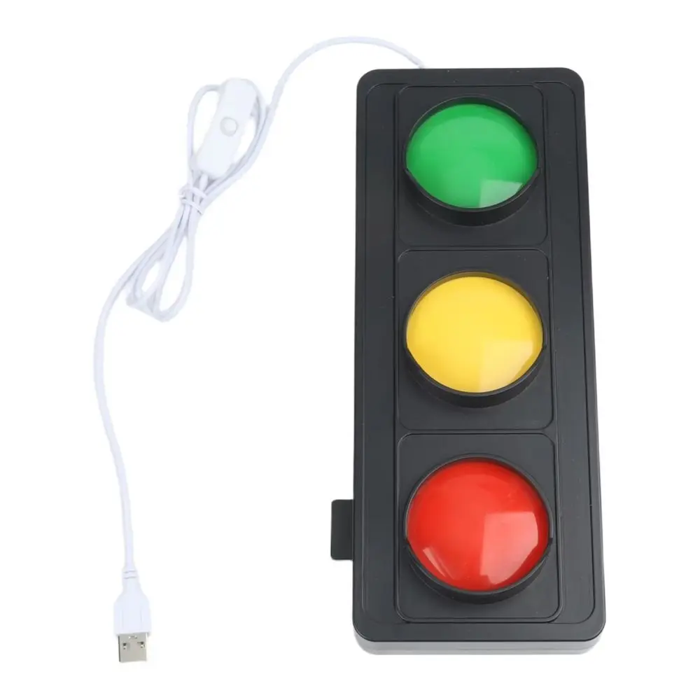 USB Powered Traffic Signal Light Desktop Sign LED LED Traffic Light Traffic Light Shaped Simulation Busy Light Indicator