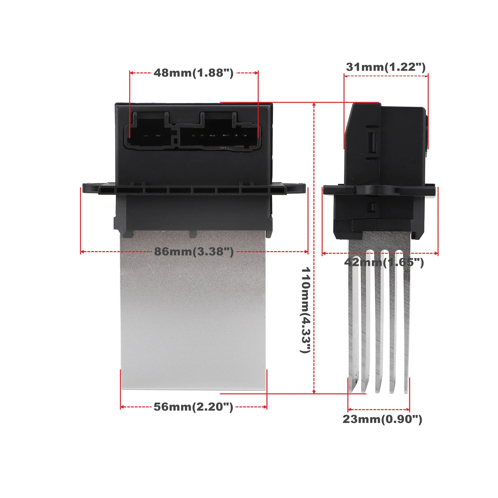 New Car Brand New Auto Heater Blower Control Resistor For Citroen Renault 6441L1 7701045870 blower control resistor 6441.L1