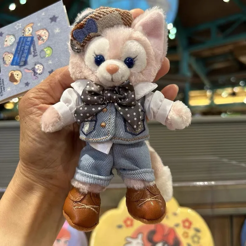 Disney Linabell Duffy Bear Stella Lou Shirley May lindo juguete de peluche colgante mochila decoración el mejor regalo de cumpleaños para niña