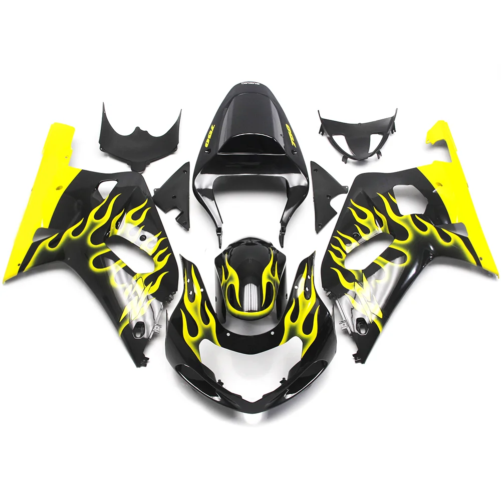 Motorcycle Fairing Accessories For Suzuki GSX-R600 GSX-R750 K1 2001 2002 2003 Full Surround Fairing Conversion Kit Bodywork Set