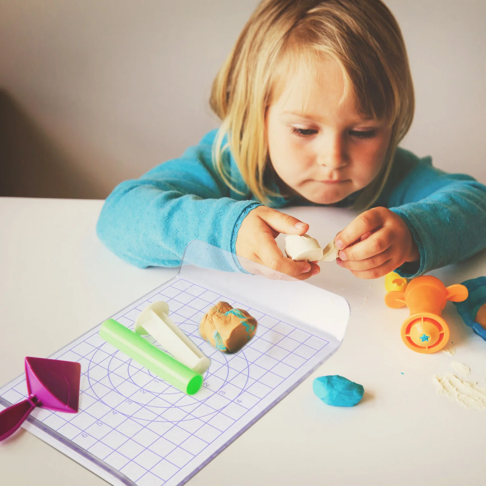 لوحة ضغط الطين الأكريليك مقاومة للخدش لوحة قابلة لإعادة الاستخدام لتشكيل الطين المتداول DIY أداة ضغط ممتازة للعمل الحرفي