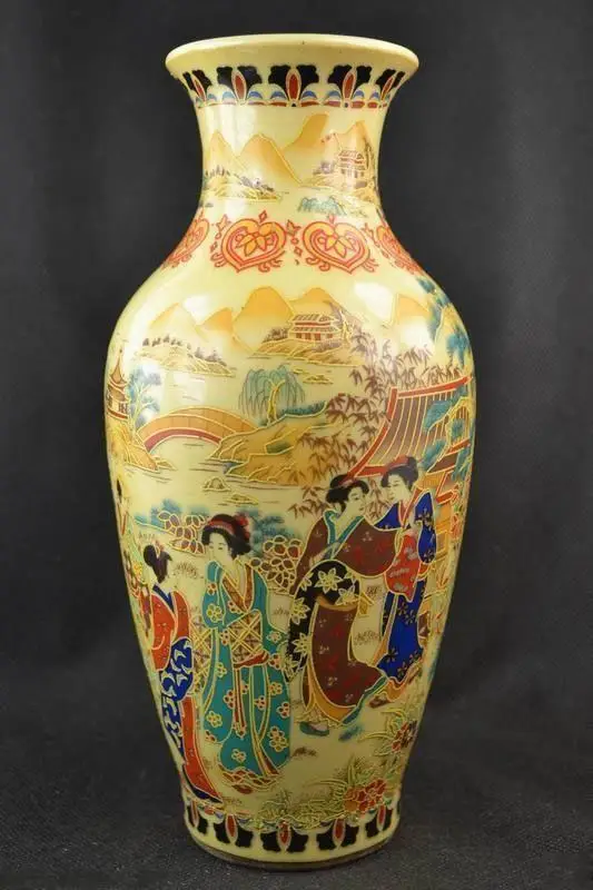 Collectible Decorated Chinese Handwork Porcelain Vase Exquisite Classic Traditional Ceramic