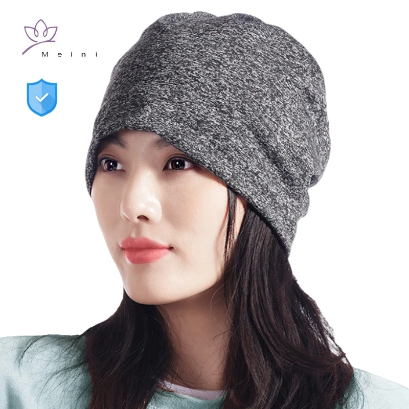 Authentic electromagnetic radiation protective inner 100% silver fiber hat High-speed rail, 5G communication EMR shielding caps