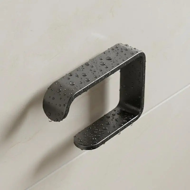 Wall Mounted Bathroom Toilet Paper Holder Thickened Plastic Rustproof Tissue Dispenser for Home