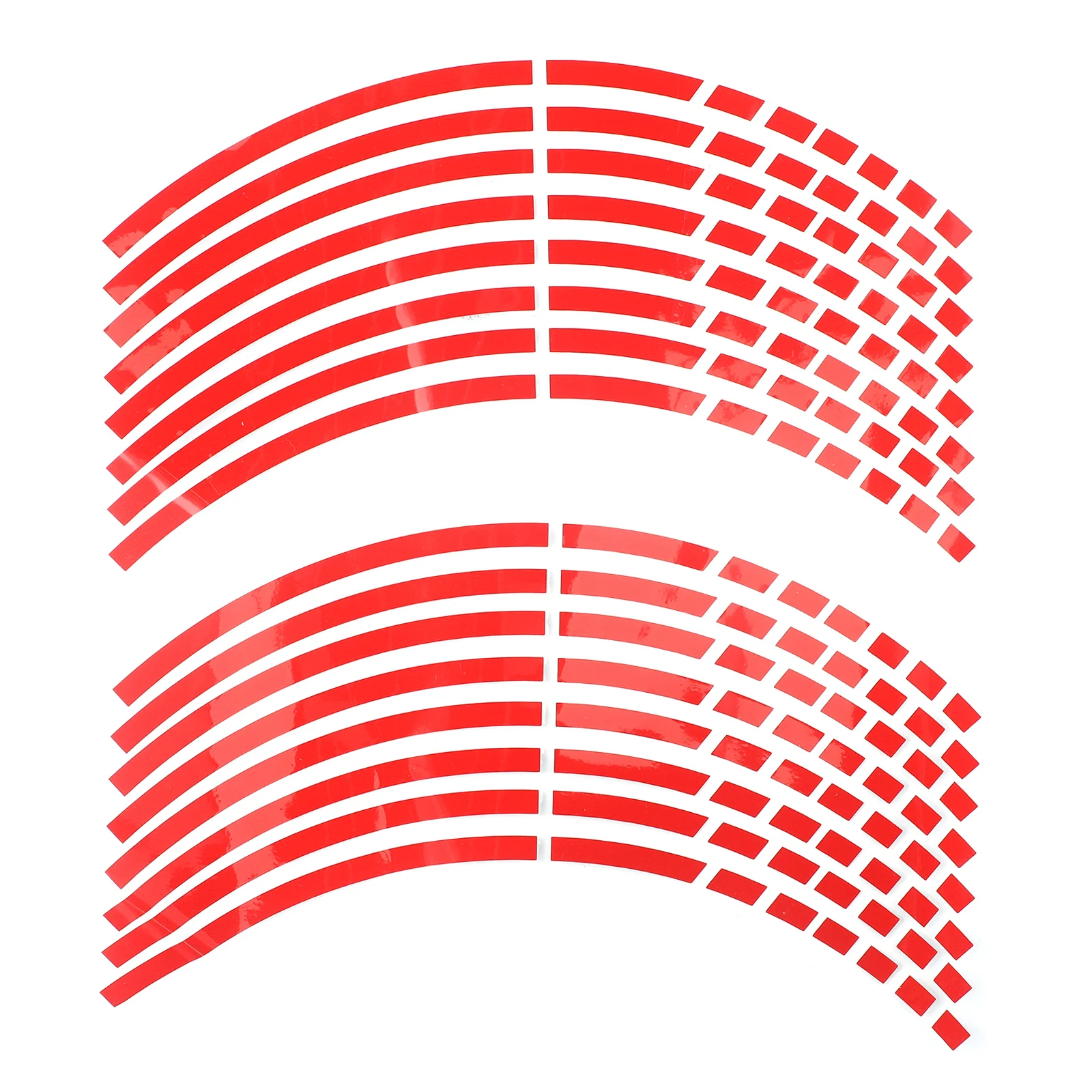 Useful Car Wheel Rim Sticker Tire Sticker Replacement Strip About 8mm Accessories Car Red Reflective Useful Car
