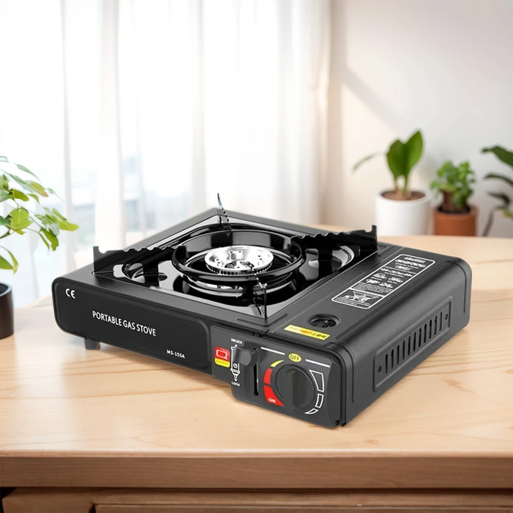 

Газовая плита для кемпинга, из нержавеющей стали, внешняя газовая плитка для кемпинга, походов, пикника