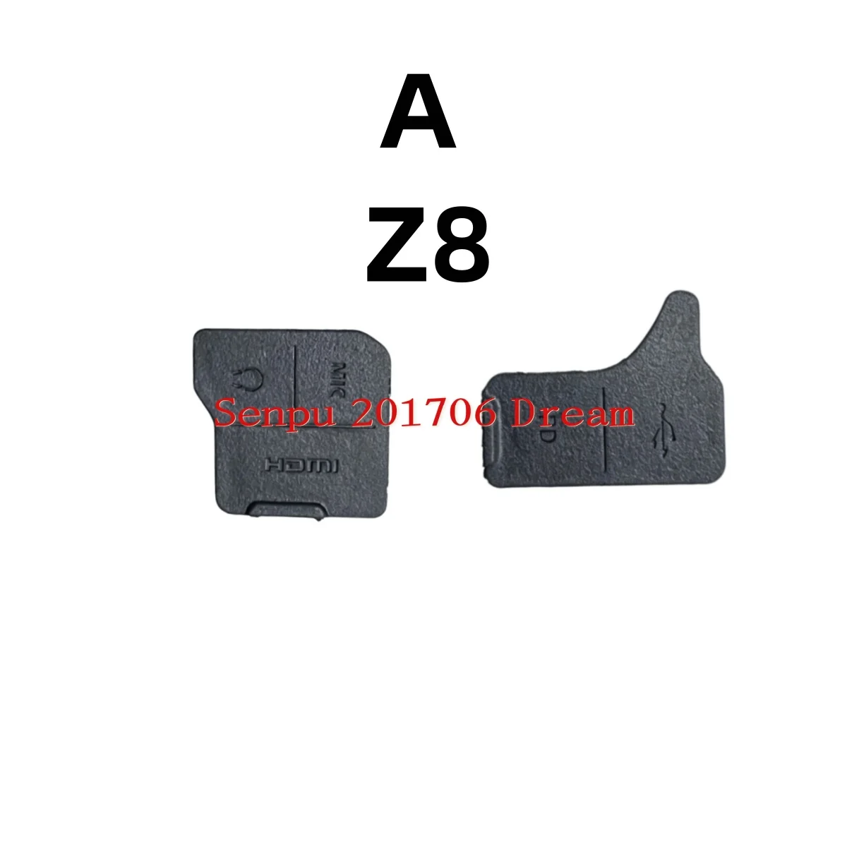for Nikon Z8 Z9 USB leather, USB rubber, side cover, leather plug, 2-piece set, replica
