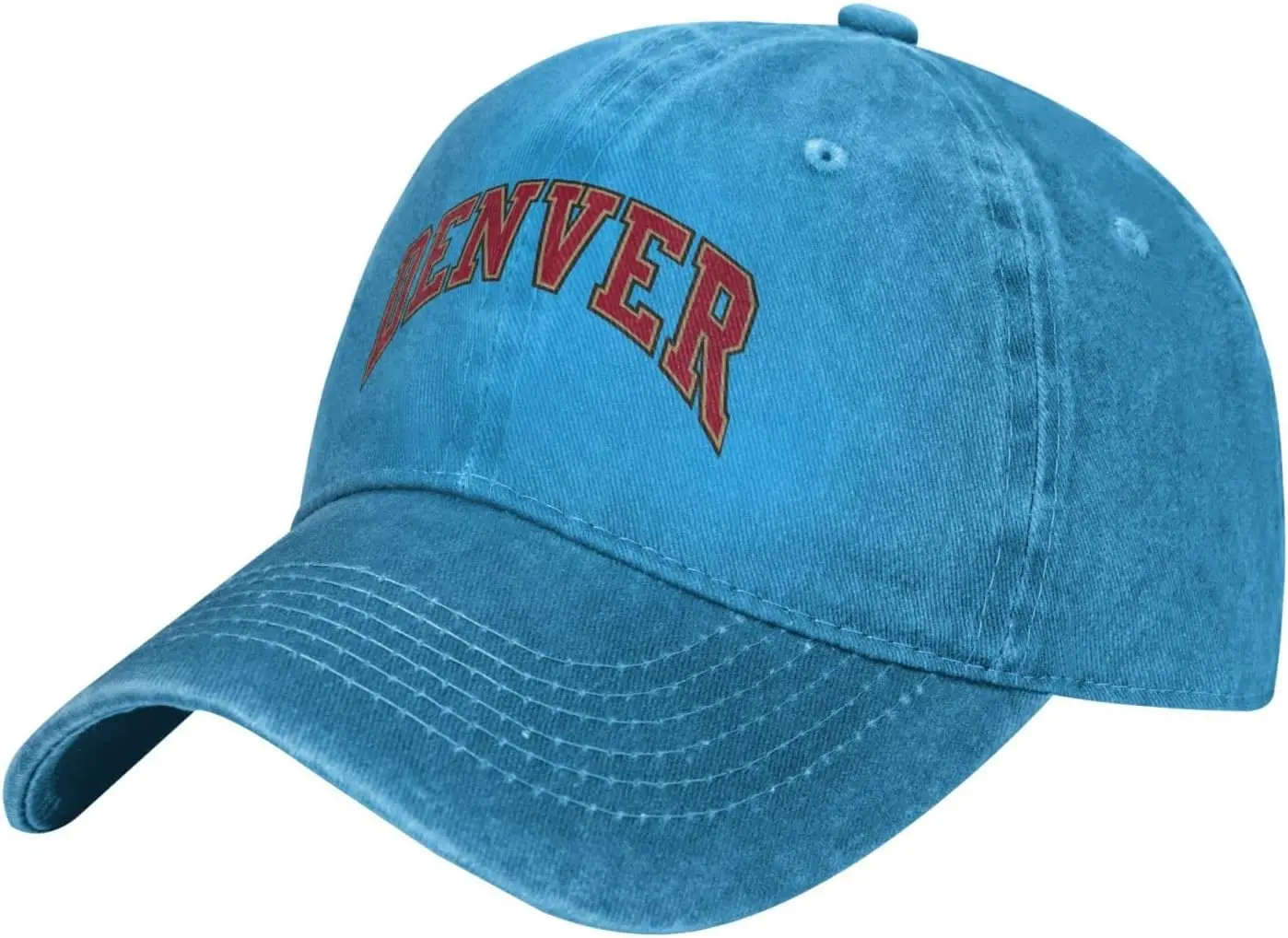 University of Denver Hat Adjustable Baseball Cap Cotton Cowboy Hat, Fashionable for Man Woman