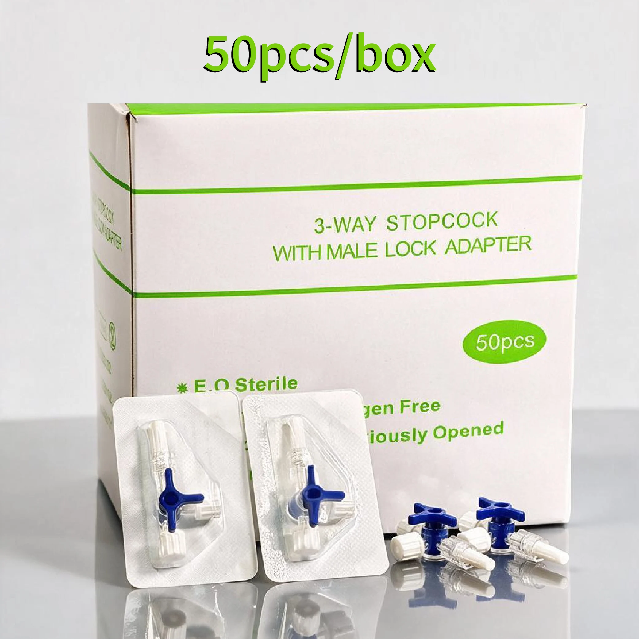 10/20/50pcs Disposable Multi-Functional Three-Way Check Valve Safety Medical Plastic Infusion Accessory Veterinary Instruments