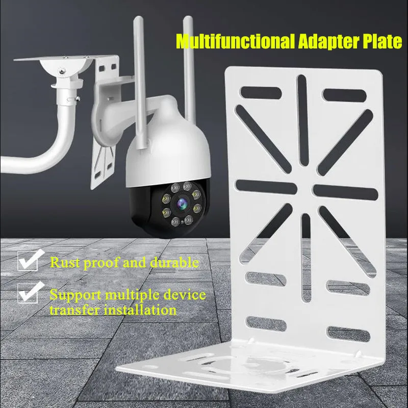 

New Monitoring Hoisting Stand CCTV Camera Bracket Multifunctional Adapter Plate for Hikvision Xiaomi High Speed Dome PTZ Camer