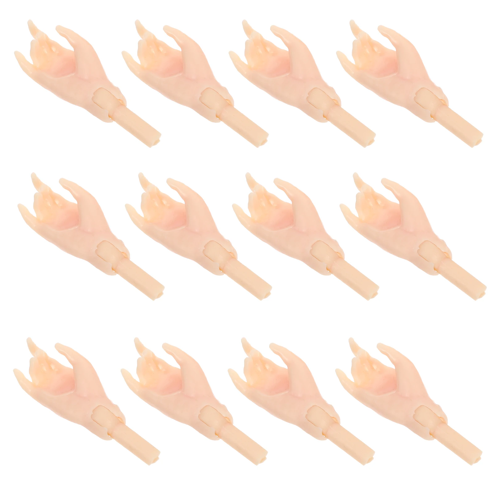 

24pcs Mini Hands Realistic Joint Replacements Wear-Resistant Universal Accessories Diy Making